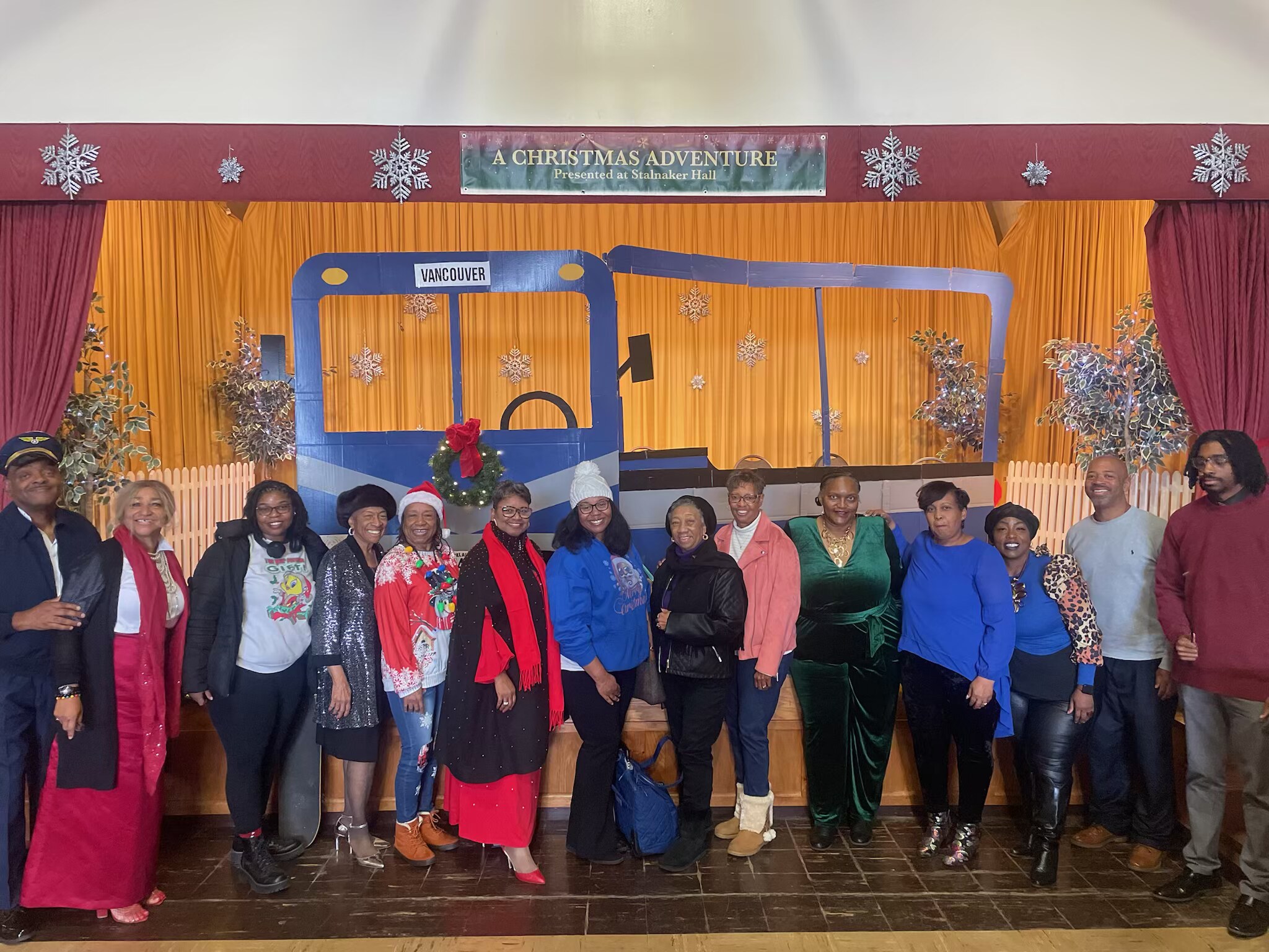 A Christmas Adventure II stage crew
